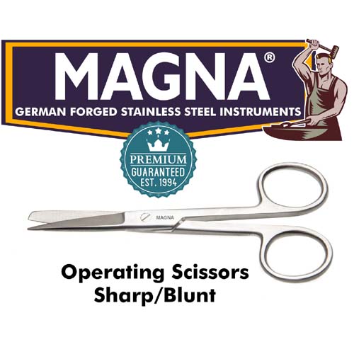 operating scissors sharp sharp and sharp blunt